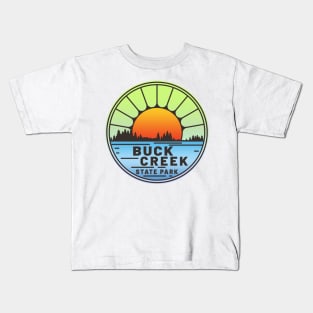 Buck Creek State Park Ohio OH Lake Kids T-Shirt